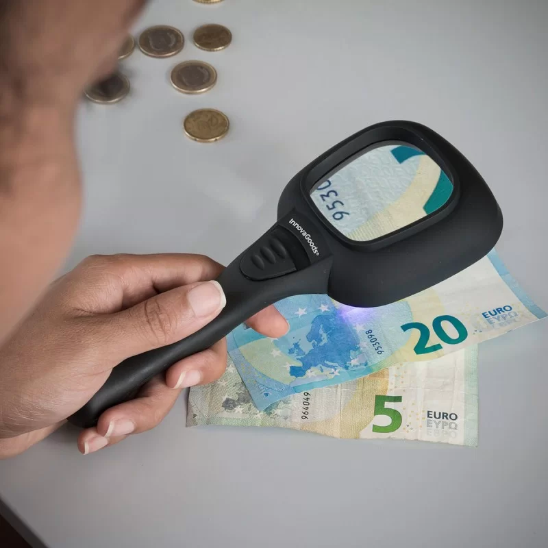 Ultraviolet and LED Magnifying Glass Magiolet...