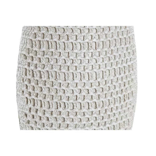 Vase DKD Home Decor White Resin Modern 14 x 7 x 37 cm