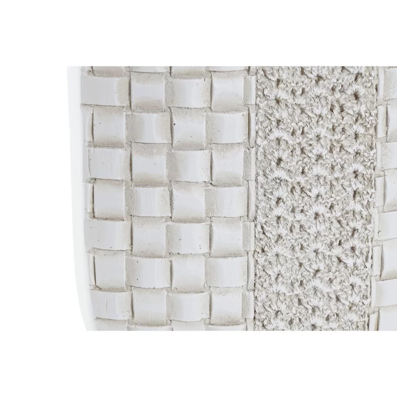 Vase DKD Home Decor 18 x 8 x 36 cm White Resin...