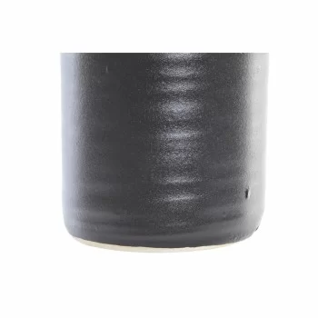 Vase DKD Home Decor Black Porcelain Modern 13 x 13 x 40 cm 2