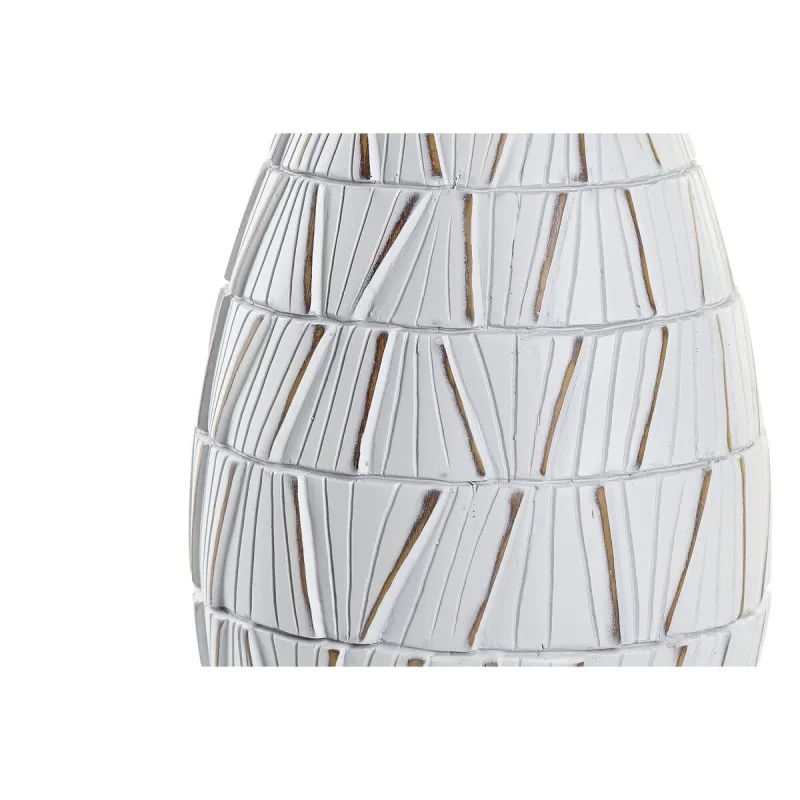 Vase DKD Home Decor White Resin Modern (18 x 18...
