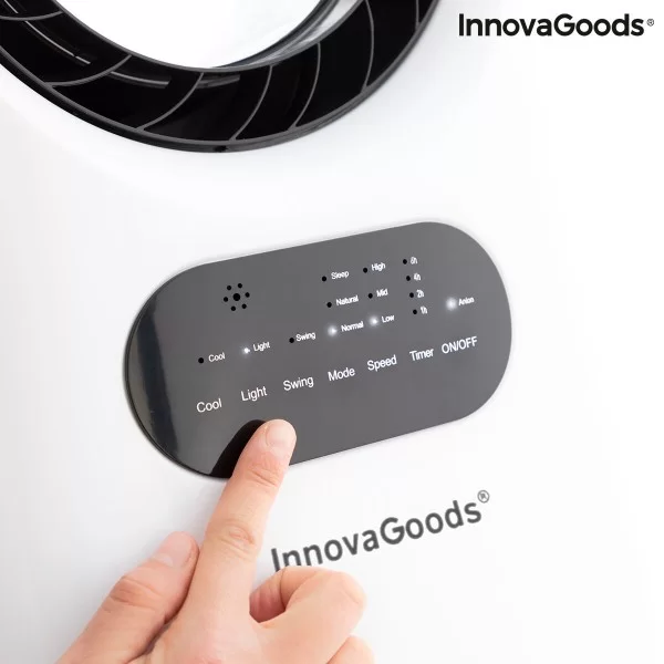 Bladeless, Evaporative Air Conditioner with LED Evareer InnovaGoods EVAREER White (Refurbished B)