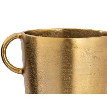 Vase DKD Home Decor 23 x 16 x 29 cm Black Golden... 2