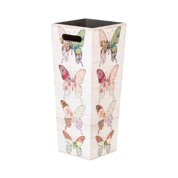 Umbrella stand PVC Canvas DMF 2 Units 25 x 25 x 53 cm
