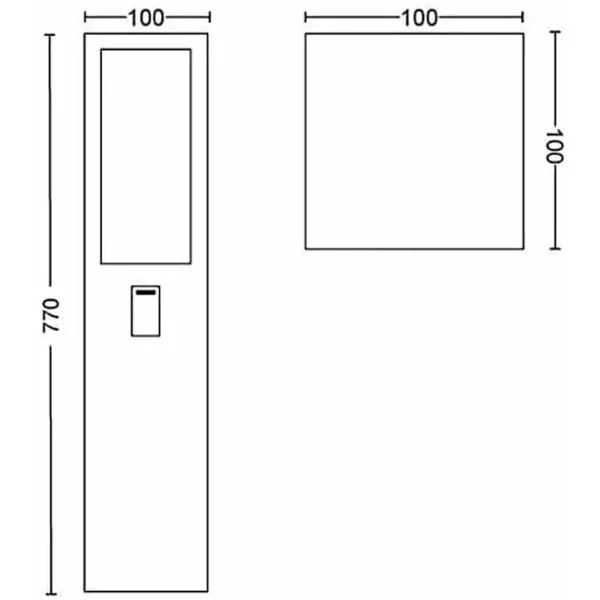 LEDlamp Philips Black Aluminium 8 W (6500 K) (Refurbished A)