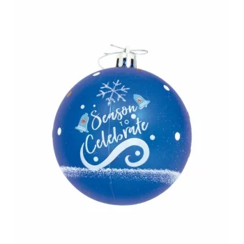 Christmas Bauble Frozen Memories 6 Units Blue White... 2