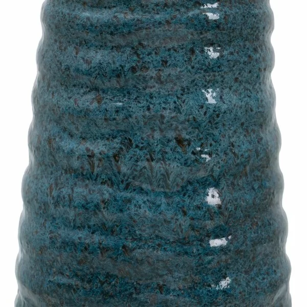 Vase Blue Ceramic 15 x 15 x 30 cm