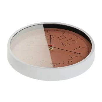 Wall Clock Versa Terracotta Plastic (4,3 x 30,5 x 30,5 cm) 2