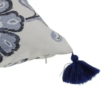 Cushion Versa Blue Tassels Polyester (45 x 45 cm) 2