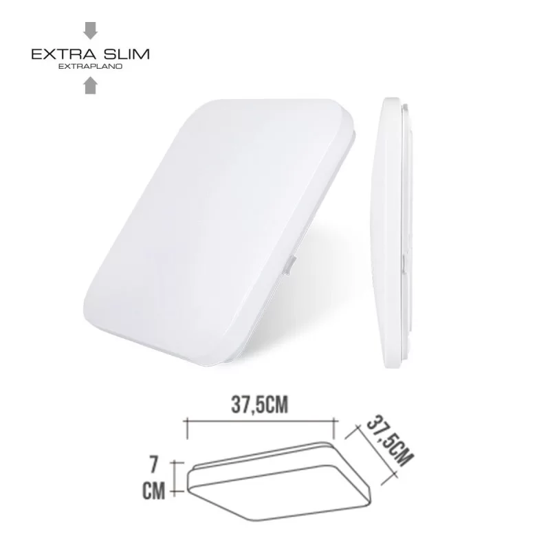 LED Flush-fitting Ceiling Light Wall Light EDM...