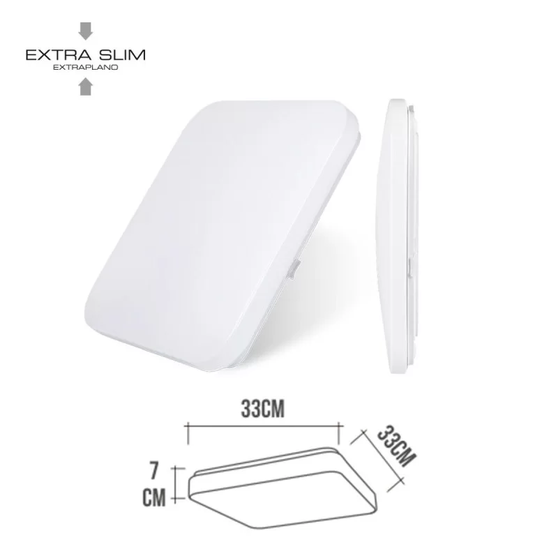 LED Flush-fitting Ceiling Light Wall Light EDM...