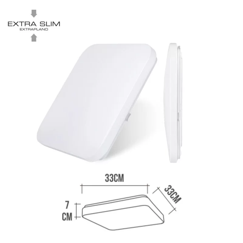 LED Flush-fitting Ceiling Light Wall Light EDM...