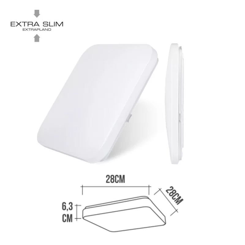 LED Flush-fitting Ceiling Light Wall Light EDM...