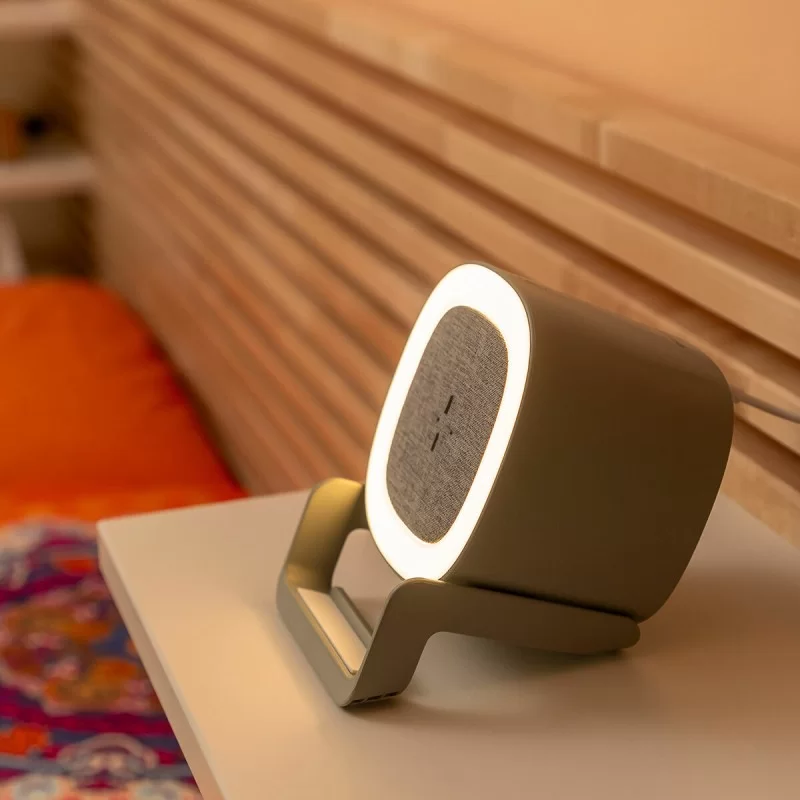 Wireless Speaker-Charger with LED Souwis...
