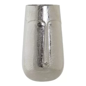 Vase DKD Home Decor Face Silver Aluminium Modern 16 x 16...