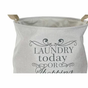 Basket DKD Home Decor 8424001855735 39 x 39 x 41 cm Grey... 2