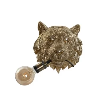 Wall Lamp Home ESPRIT Golden Resin 50 W Colonial Tiger...