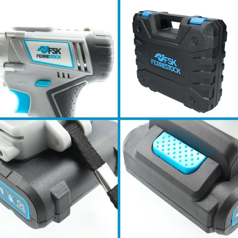 Drill Ferrestock FSKTAB001 Screwdriver 800 mAh...