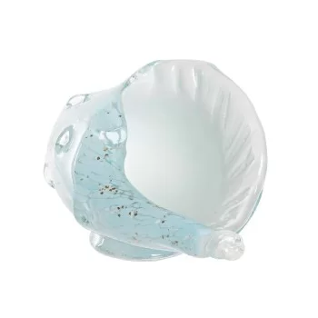 Decorative Figure DKD Home Decor Blue Pearlescent 26 x 11... 2