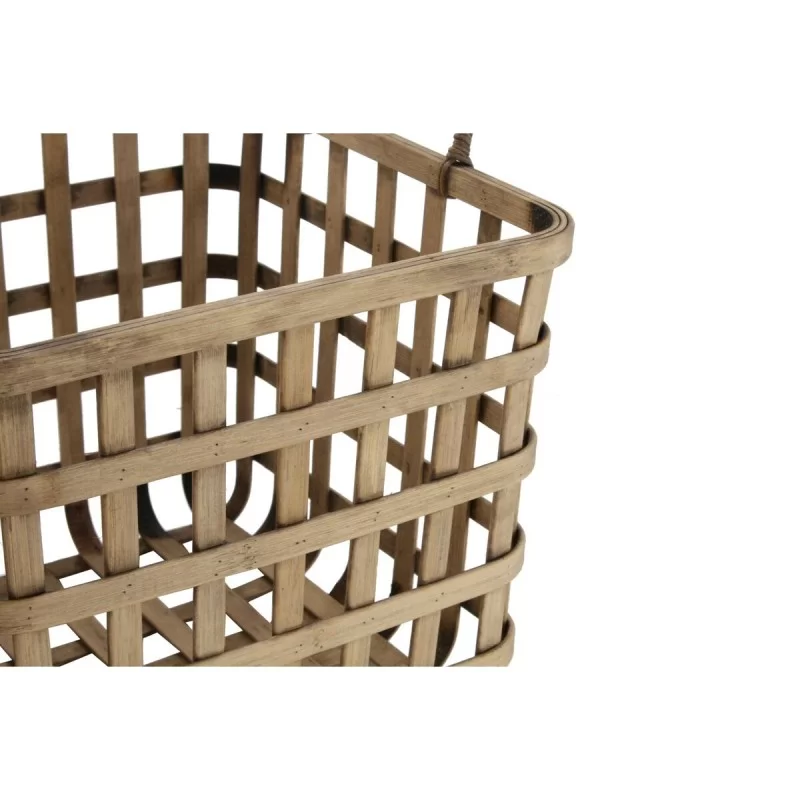 Basket set DKD Home Decor Brown Bamboo Tropical...
