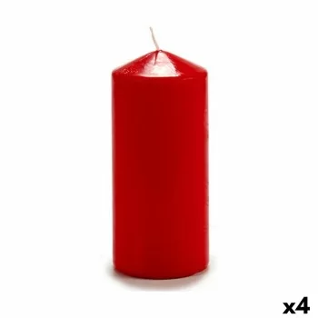 Candle 15,5 cm Red Wax (4 Units) 2