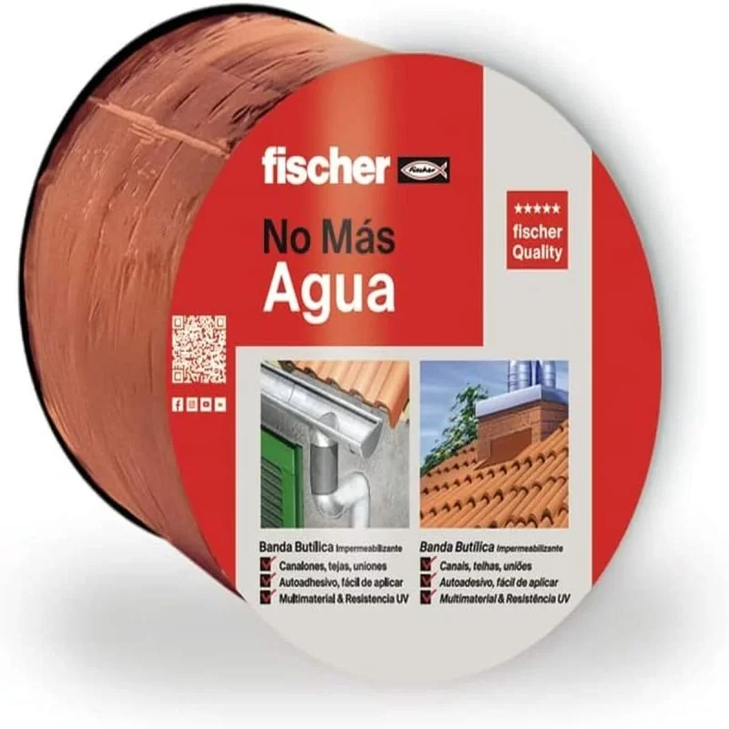 Adhesive Tape Fischer 10 m x 10 cm Brown...