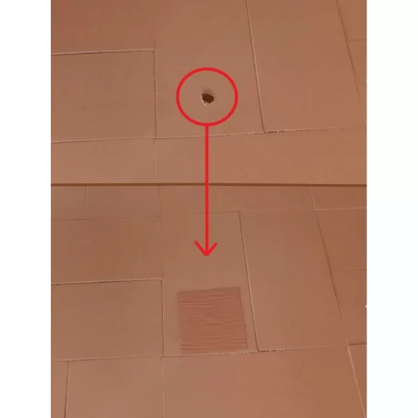 Adhesive Tape Fischer 10 m x 10 cm Brown Terracotta colour