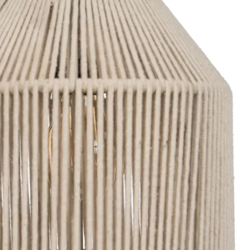 Ceiling Light Rope Cream 26 x 26 x 65 cm