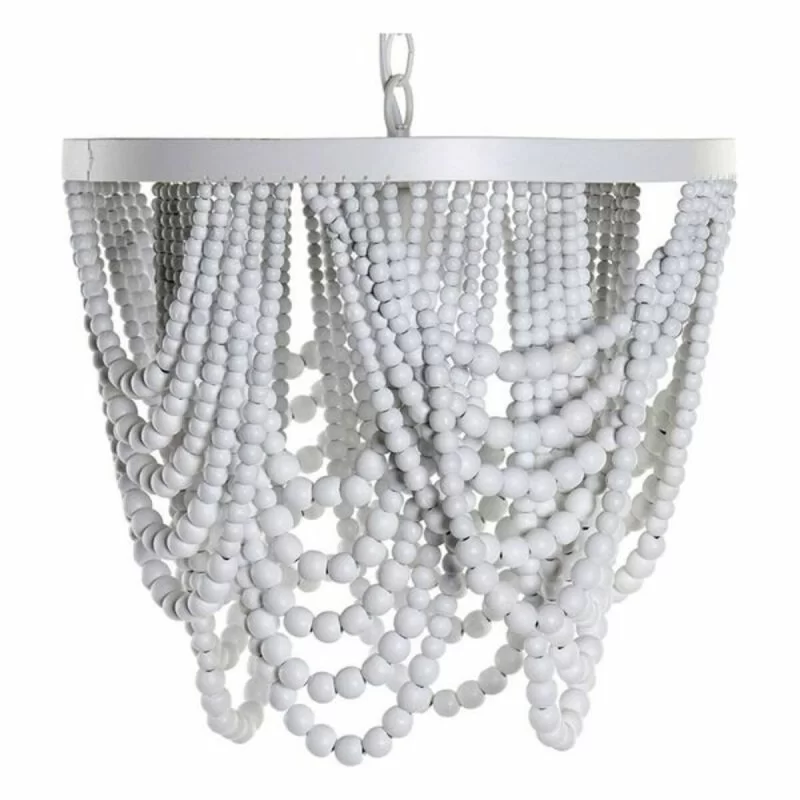Ceiling Light DKD Home Decor 8424001713530 White Multicolour Metal MDF Wood 40 W 220 V 95 cm 35 x 35 x 40 cm (1 Unit)