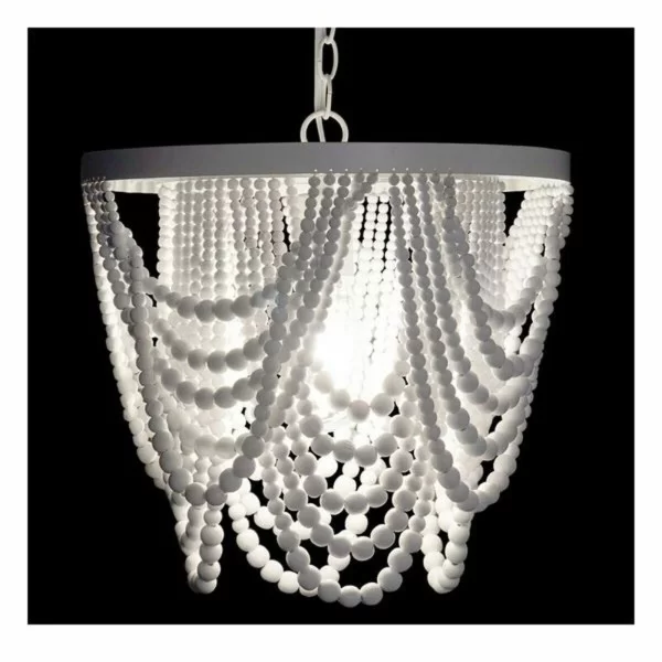 Ceiling Light DKD Home Decor 8424001713530 White Multicolour Metal MDF Wood 40 W 220 V 95 cm 35 x 35 x 40 cm (1 Unit)