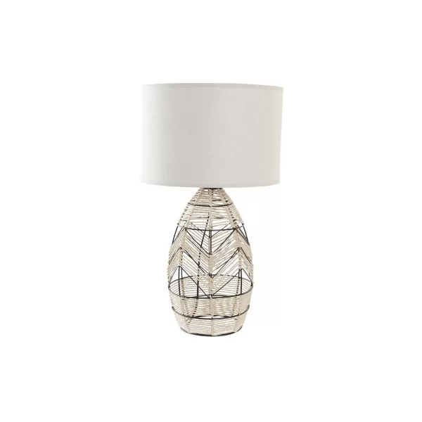 Desk lamp DKD Home Decor Black Brown 220 V 50 W Tropical (30 x 30 x 53 cm)