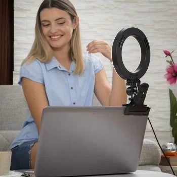 Selfie Ring Light with Clip Lumahoop InnovaGoods 2