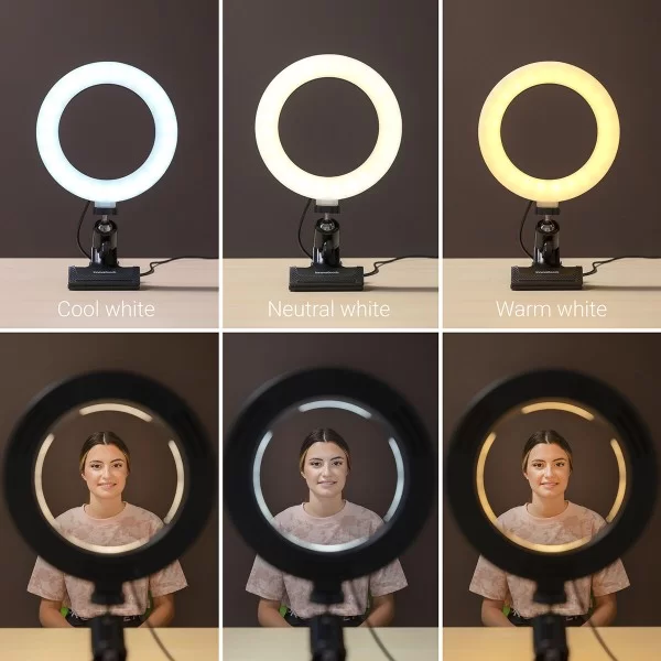 Selfie Ring Light with Clip Lumahoop InnovaGoods