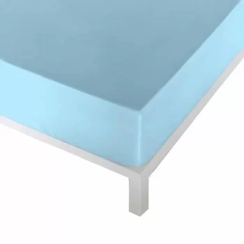 Fitted bottom sheet Naturals Turquoise 2