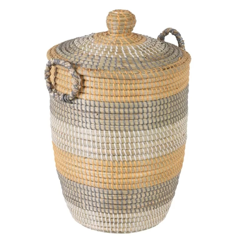 Set of Baskets Grey Natural Marine algae...