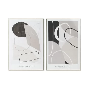 Painting DKD Home Decor 84 x 4,5 x 124 cm Abstract Urban...