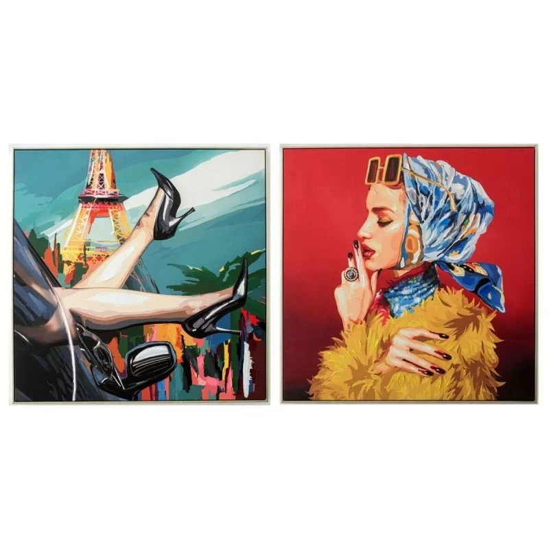 Painting Home ESPRIT Modern 100 x 3,5 x 100 cm...