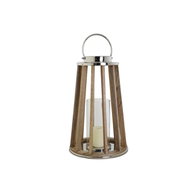 Candleholder DKD Home Decor Brown Silver...