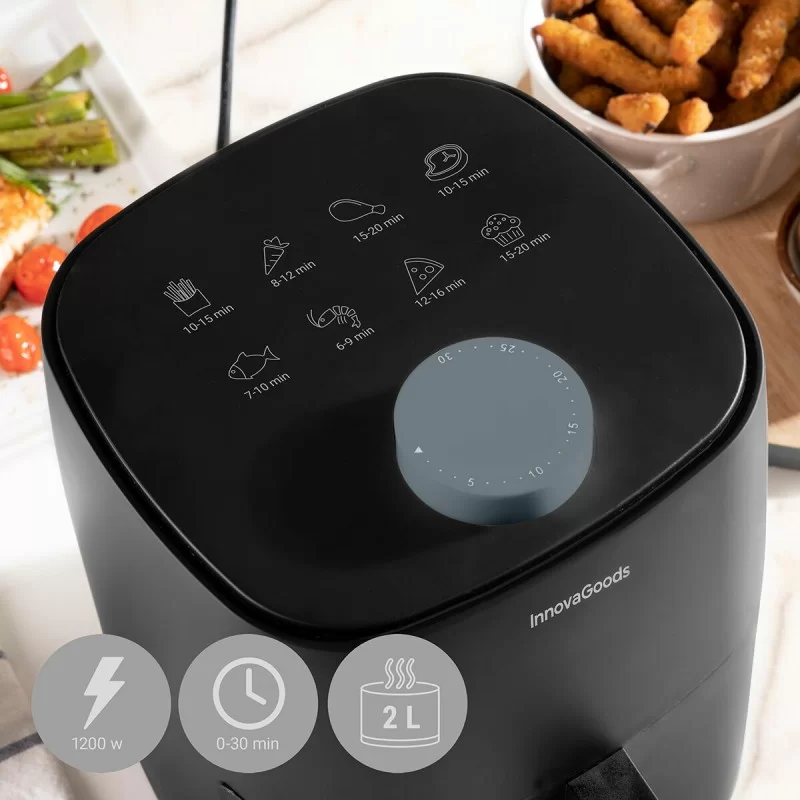 No-Oil Fryer InnovaGoods Black 2 L 1200 W...
