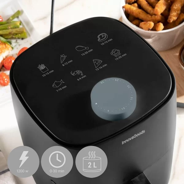 No-Oil Fryer InnovaGoods Black 2 L 1200 W (Refurbished B)