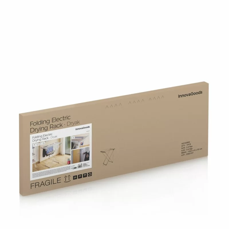 Folding Electric Clothesline Dryak InnovaGoods...
