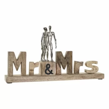 Decorative Figure DKD Home Decor Mr & Mrs Silver...