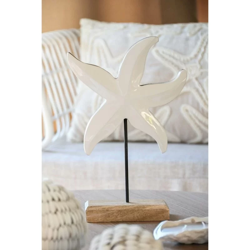 Decorative Figure Home ESPRIT White Natural...