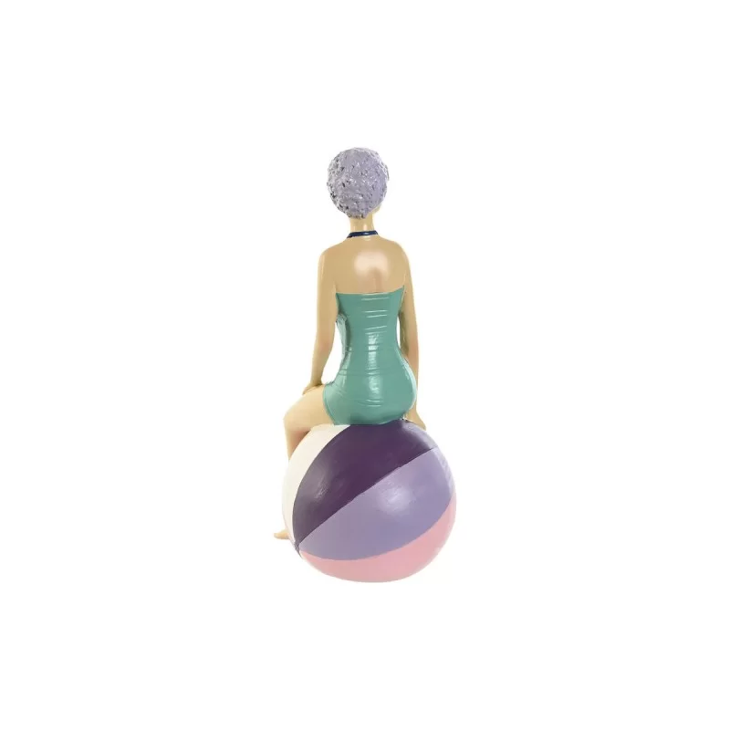 Decorative Figure Home ESPRIT Turquoise Lilac...