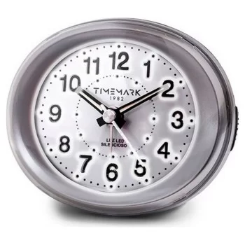 Analogue Alarm Clock Timemark Silver 9 x 9 x 5,5 cm (9 x...