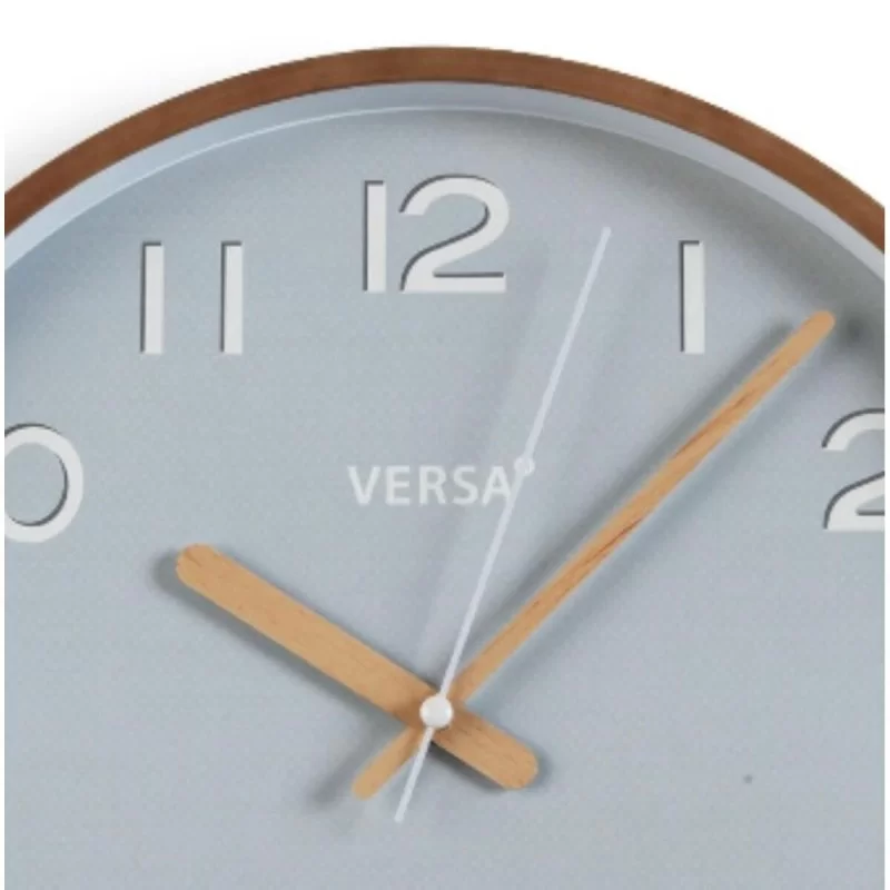 Wall Clock Versa Green Plastic Quartz 4,3 x 30...