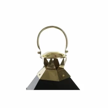 Lantern DKD Home Decor Black Crystal Iron Golden (22 x 20... 2