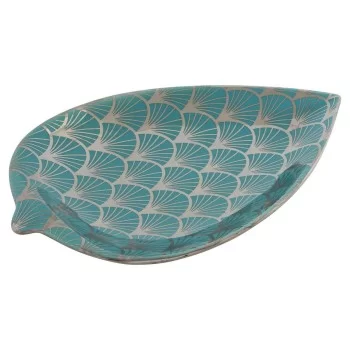 Centerpiece DKD Home Decor 27,5 x 16 x 3 cm Turquoise...