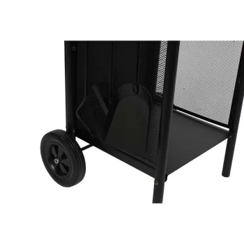 Log Stand DKD Home Decor Steel Plastic (42 x 36 x 81 cm) 2