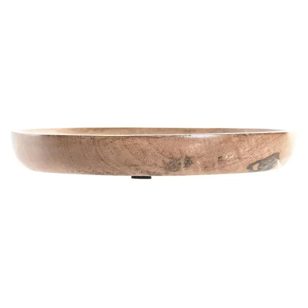 Valet Tray DKD Home Decor Mango wood Natural Buddha Oriental 20,5 x 20,5 x 2,5 cm